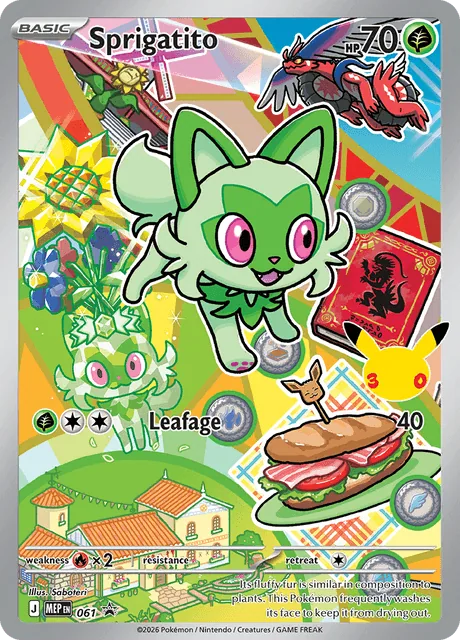 Sprigatito, MEP Black Star Promos
