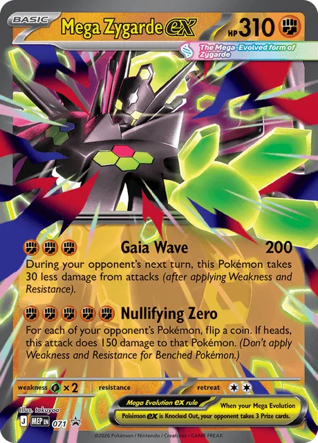Mega Zygarde ex, MEP Black Star Promos