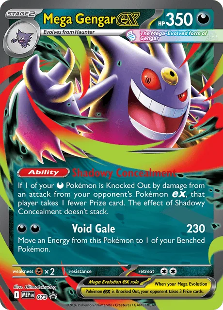 Mega Gengar ex, MEP Black Star Promos