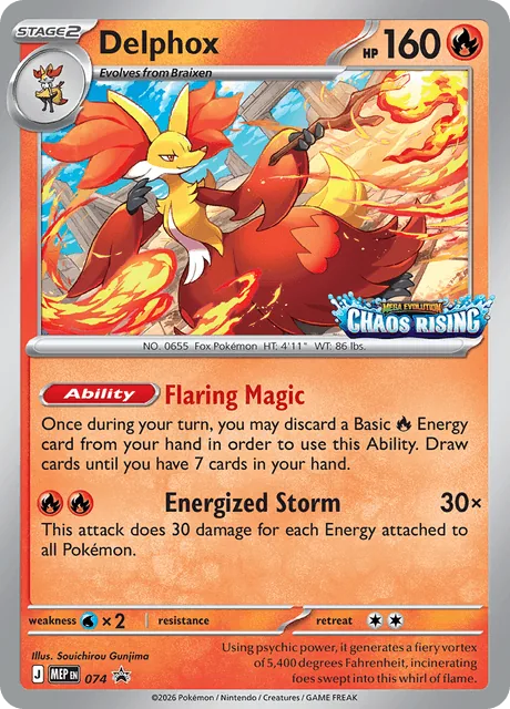 Delphox, MEP Black Star Promos