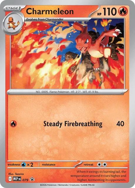 Charmeleon, MEP Black Star Promos