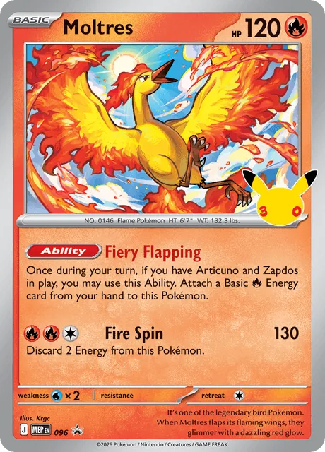 Moltres, MEP Black Star Promos