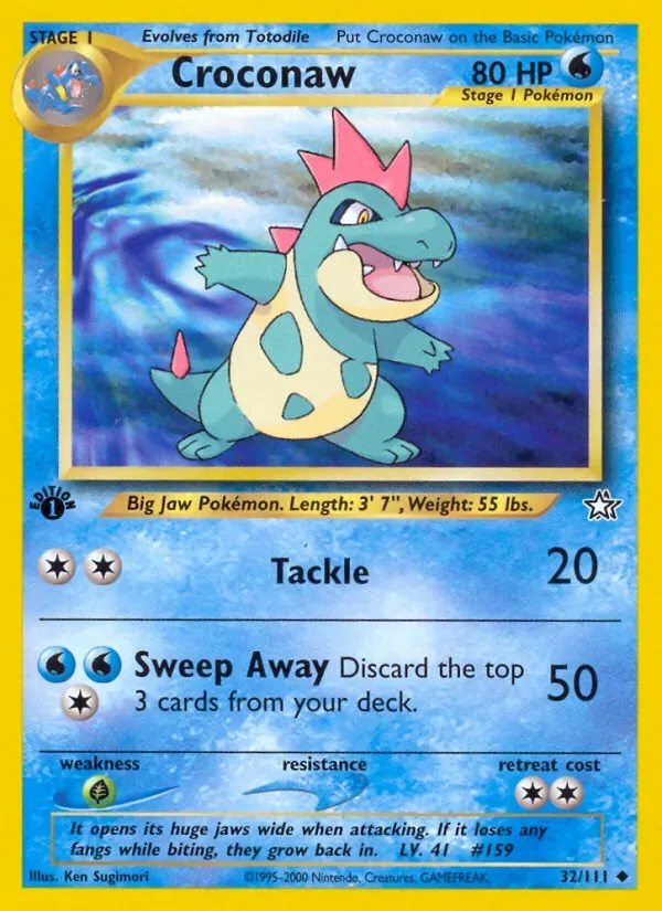 Croconaw, Neo Genesis