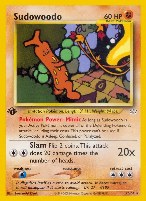 Sudowoodo, Neo Revelation