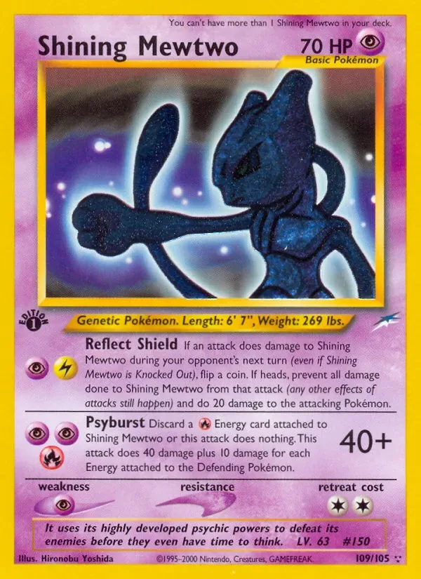 Shining Mewtwo, Neo Destiny