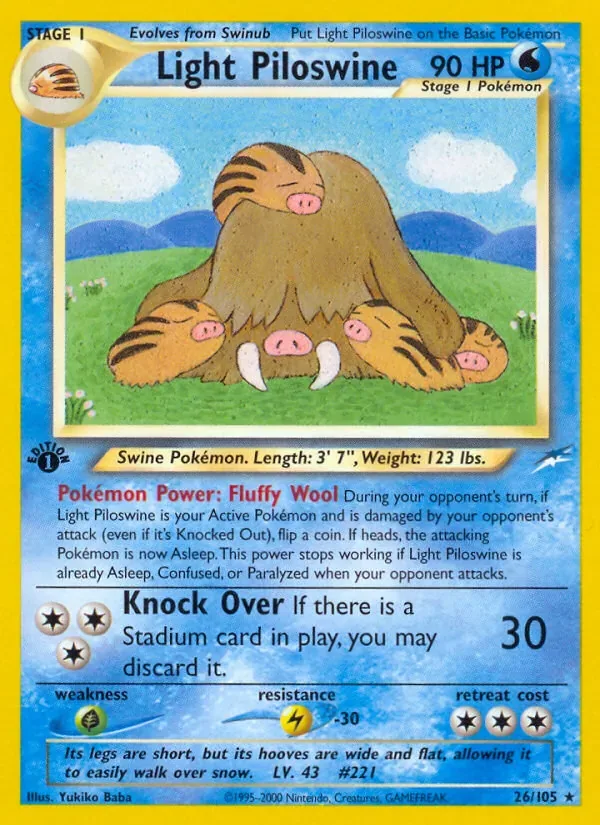 Light Piloswine, Neo Destiny