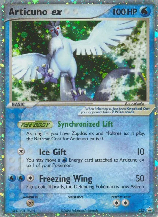 Articuno ex, Nintendo Black Star Promos