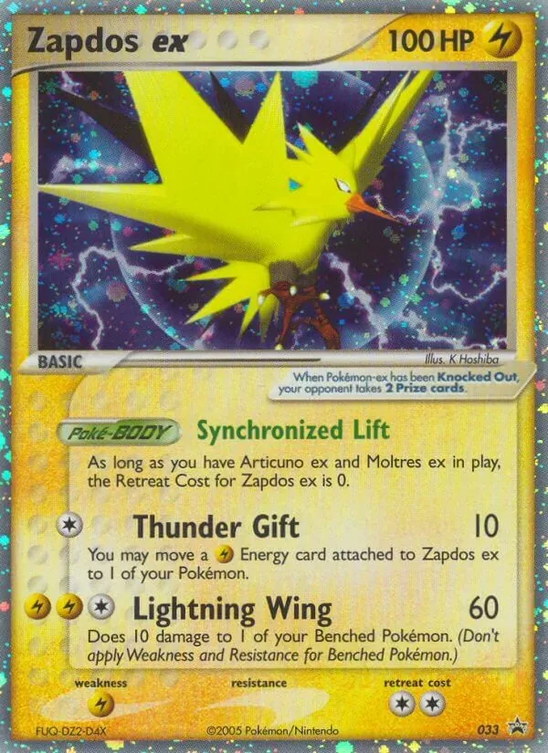 Zapdos ex, Nintendo Black Star Promos