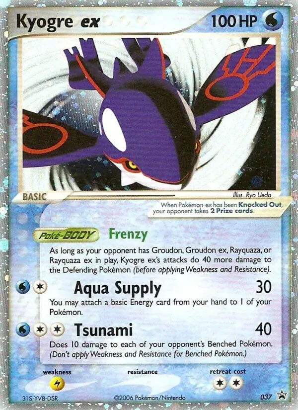 Kyogre ex, Nintendo Black Star Promos