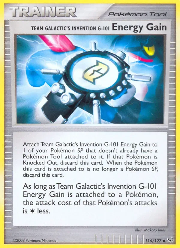 Team Galactic's Invention G-101 Energy Gain, Platinum