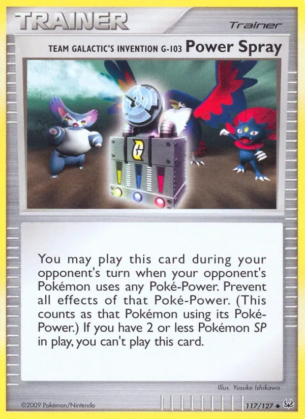 Team Galactic's Invention G-103 Power Spray, Platinum