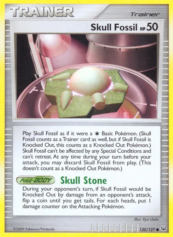 Skull Fossil, Platinum