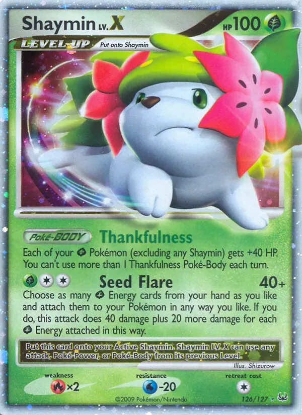 Shaymin LV.X, Platinum