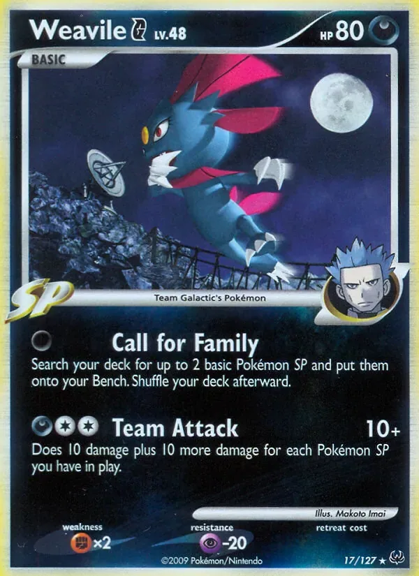 Weavile G, Platinum