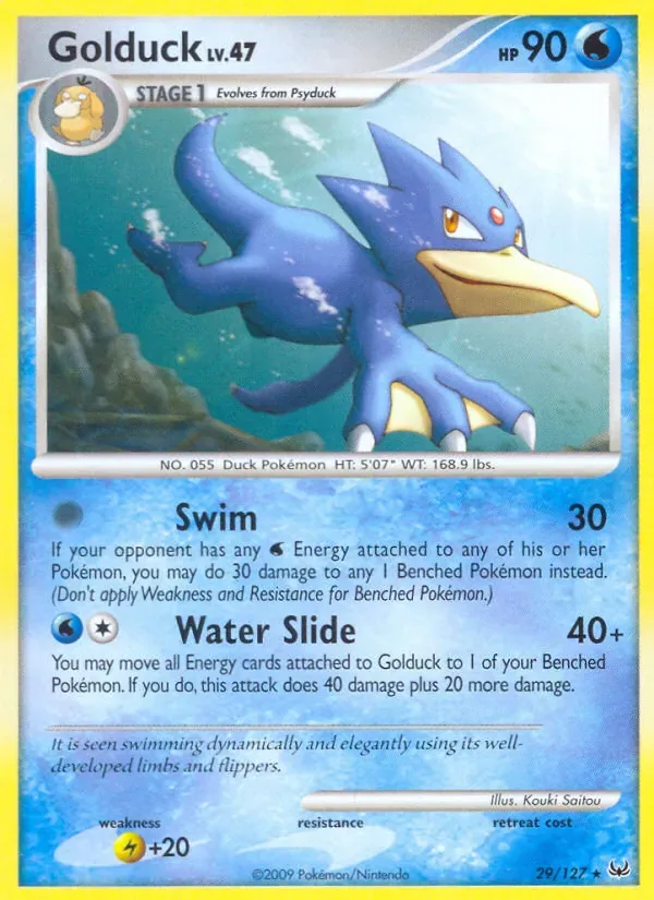 Golduck, Platinum