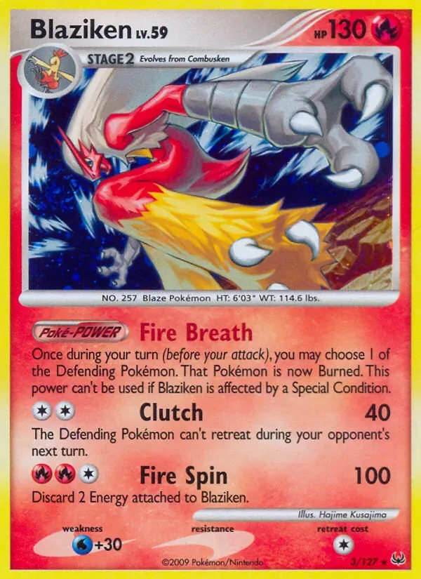 Blaziken, Platinum