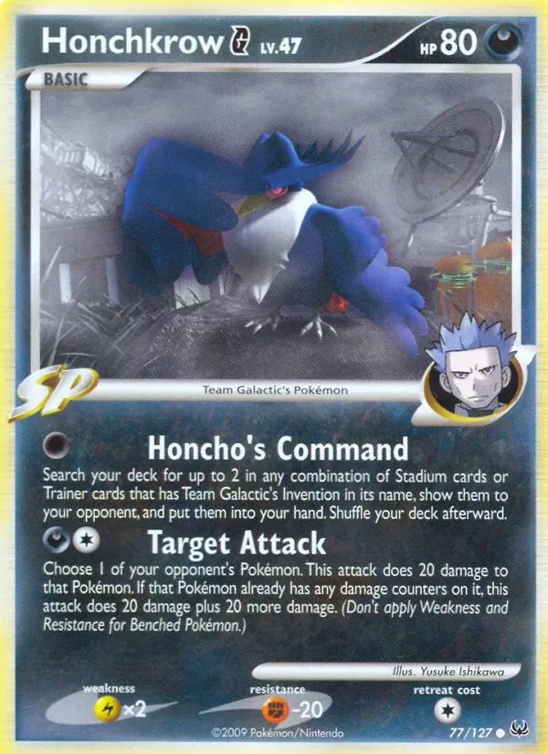 Honchkrow G, Platinum
