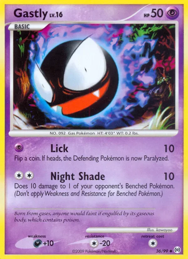 Gastly, Arceus