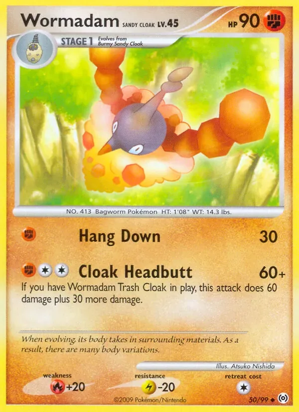 Wormadam Sandy Cloak, Arceus