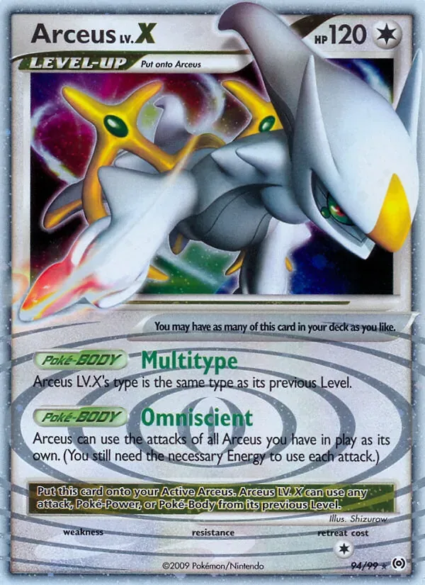 Arceus LV.X, Arceus