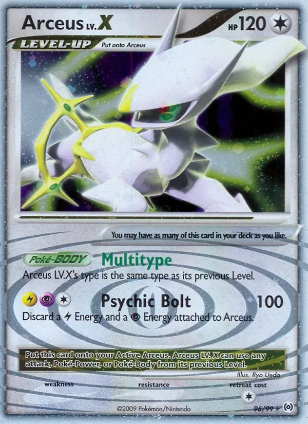Arceus LV.X, Arceus