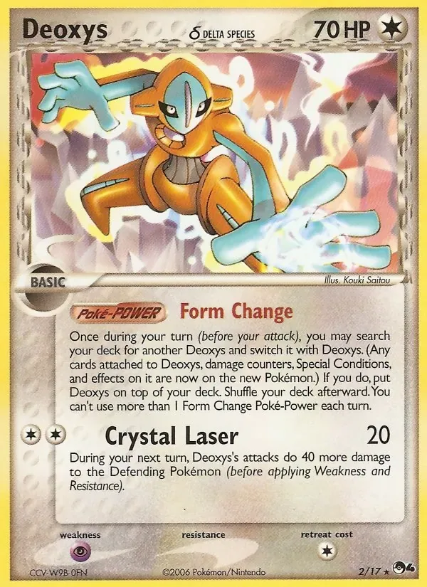 Deoxys δ, POP Series 4