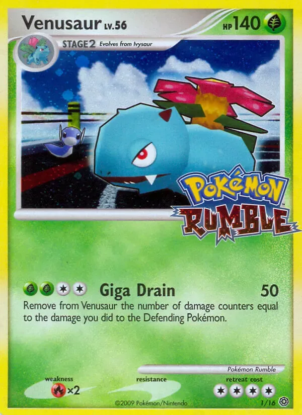 Venusaur, Pokémon Rumble
