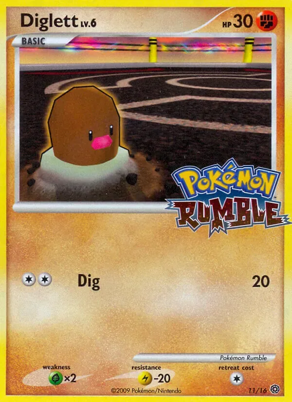 Diglett, Pokémon Rumble