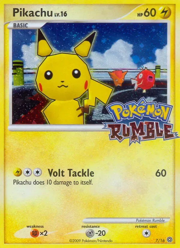 Pikachu, Pokémon Rumble