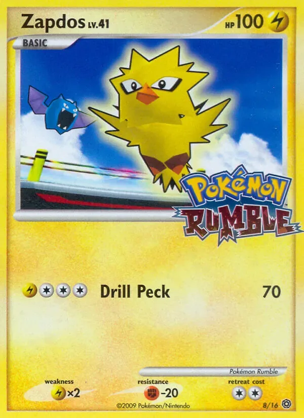 Zapdos, Pokémon Rumble