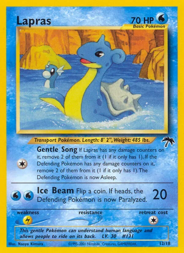 Lapras, Southern Islands