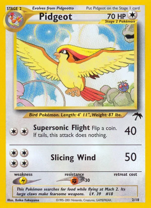 Pidgeot, Southern Islands