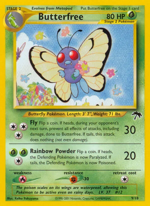 Butterfree, Southern Islands