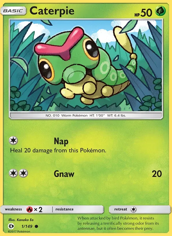 Caterpie, Sun & Moon