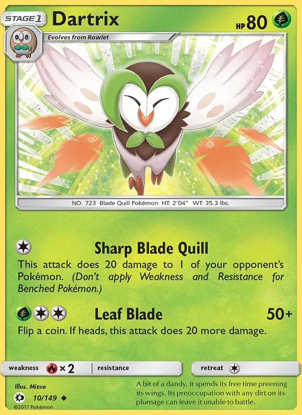 Dartrix, Sun & Moon