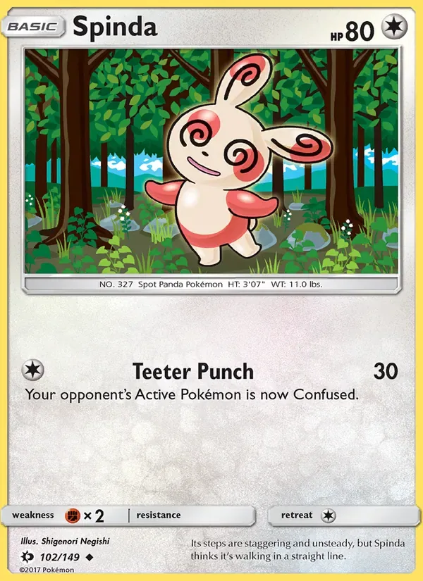 Spinda, Sun & Moon