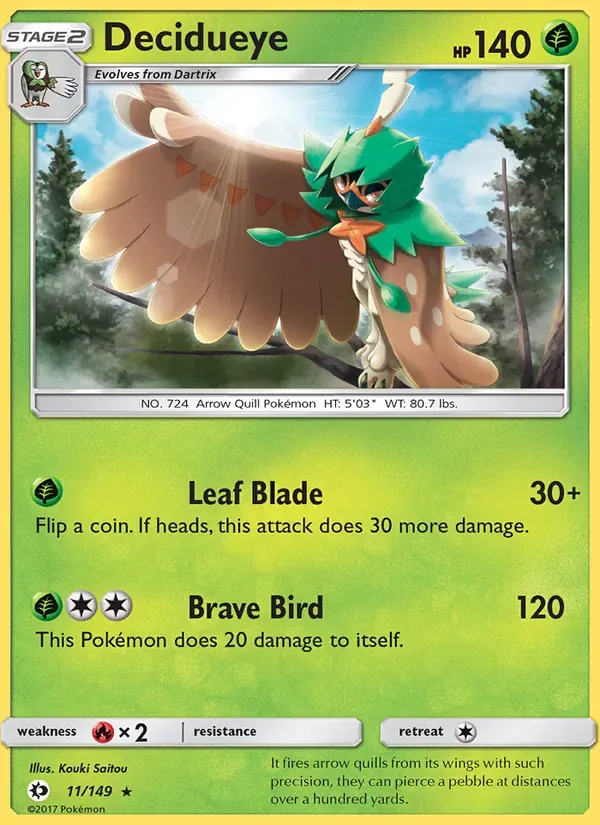 Decidueye, Sun & Moon
