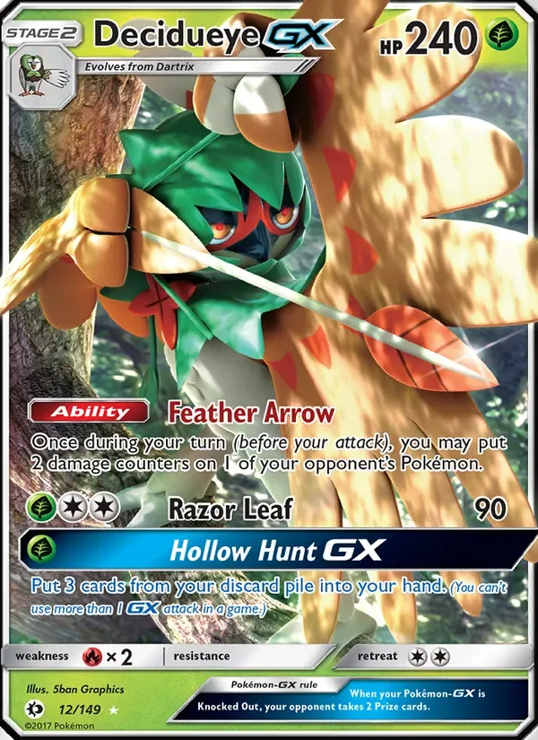 Decidueye GX, Sun & Moon