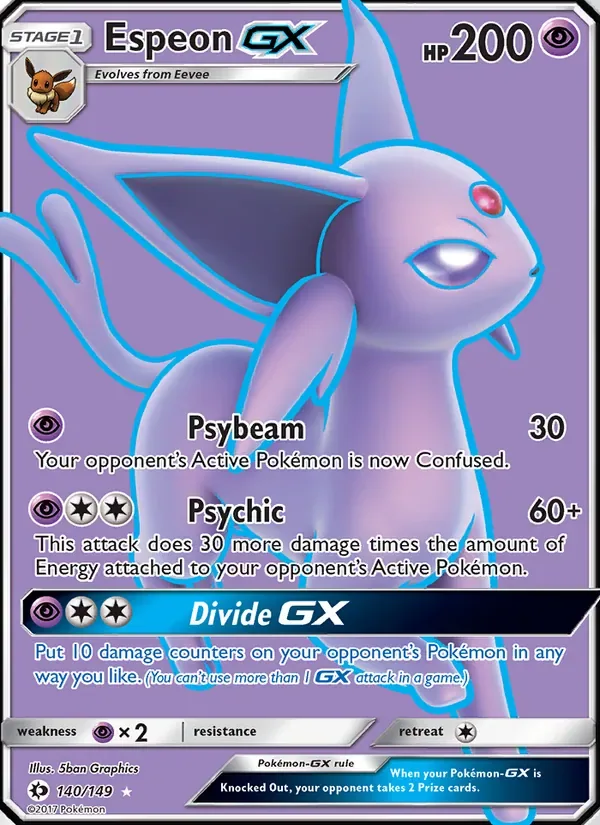 Espeon GX, Sun & Moon