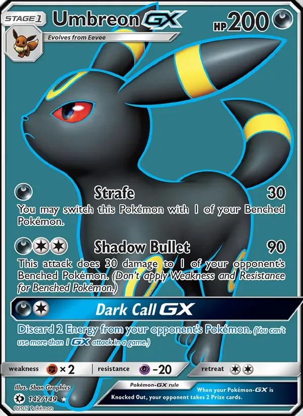 Umbreon GX, Sun & Moon