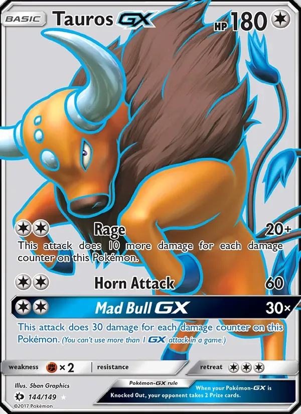 Tauros GX, Sun & Moon
