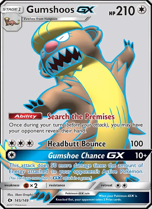 Gumshoos GX, Sun & Moon