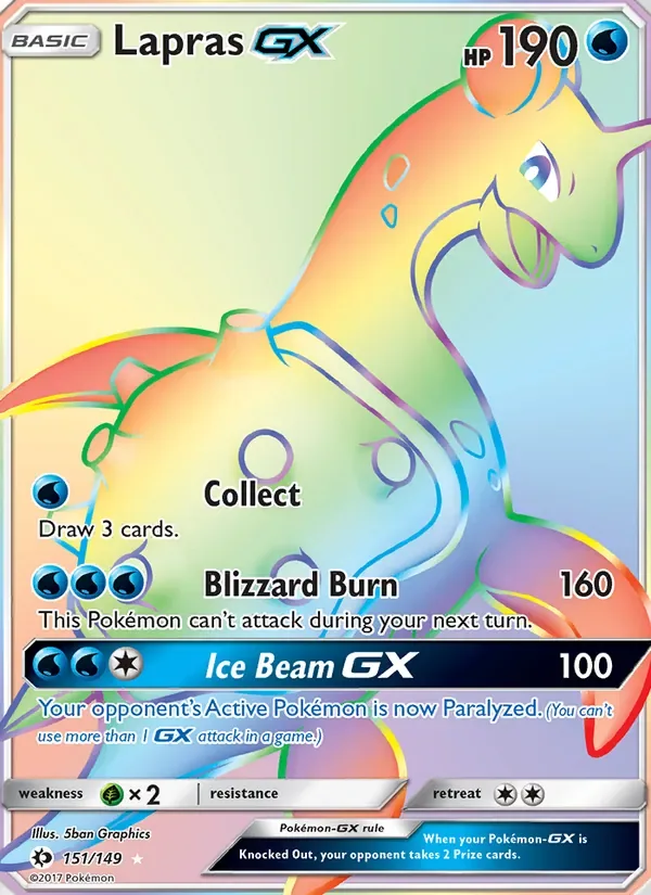 Lapras GX, Sun & Moon