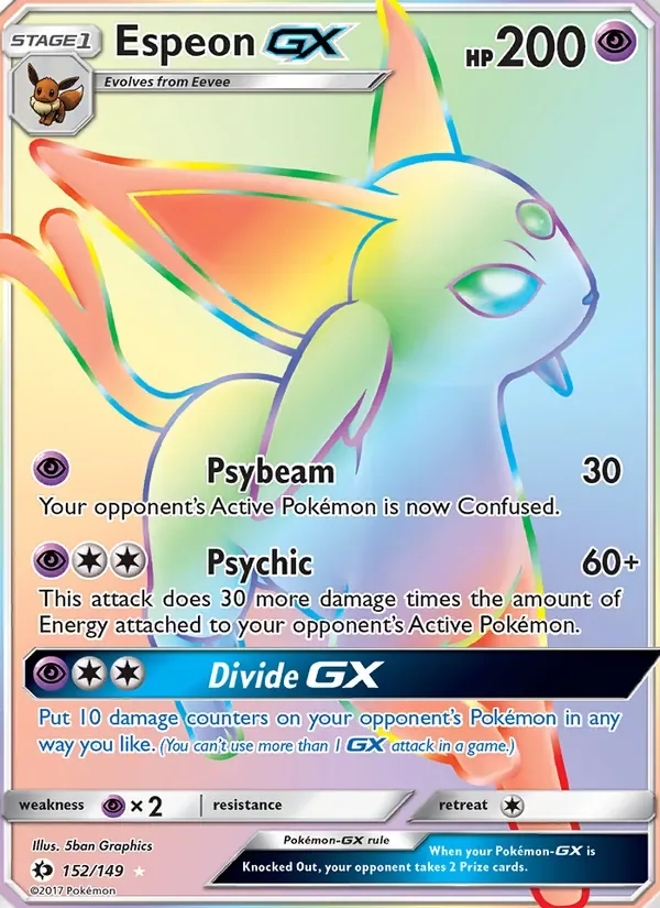 Espeon GX, Sun & Moon