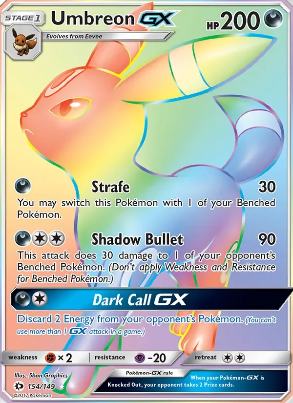 Umbreon GX, Sun & Moon
