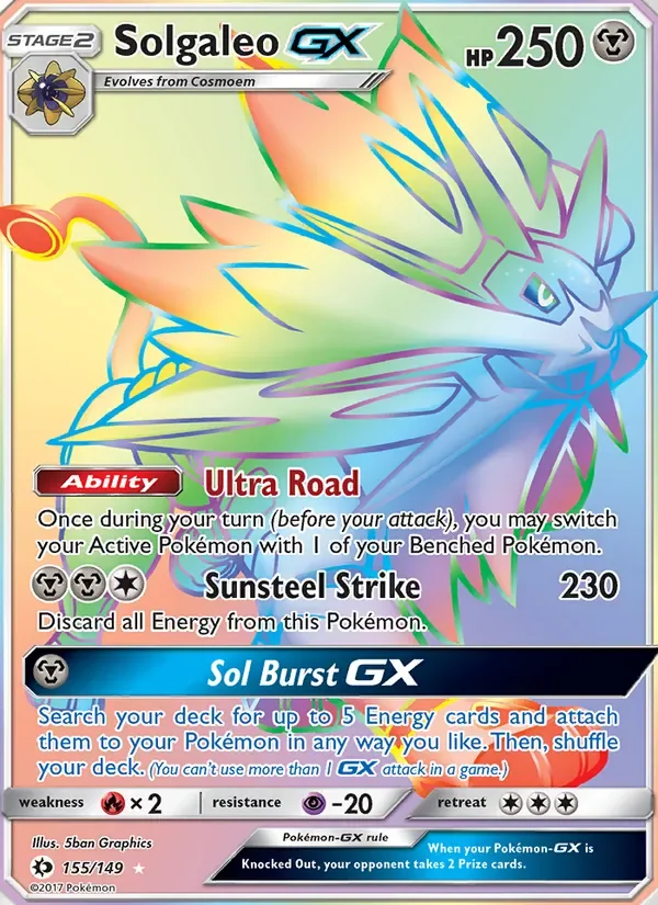 Solgaleo GX, Sun & Moon