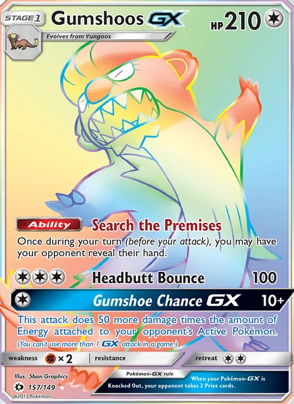 Gumshoos GX, Sun & Moon