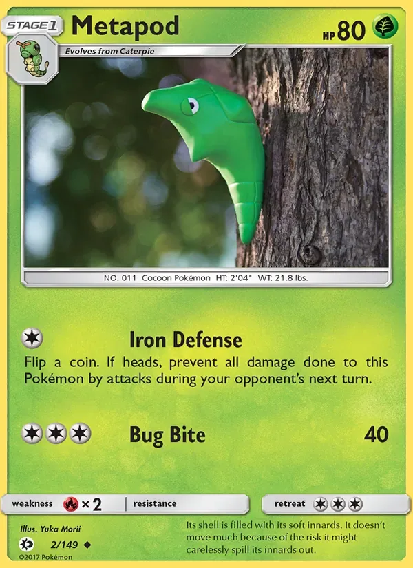 Metapod, Sun & Moon