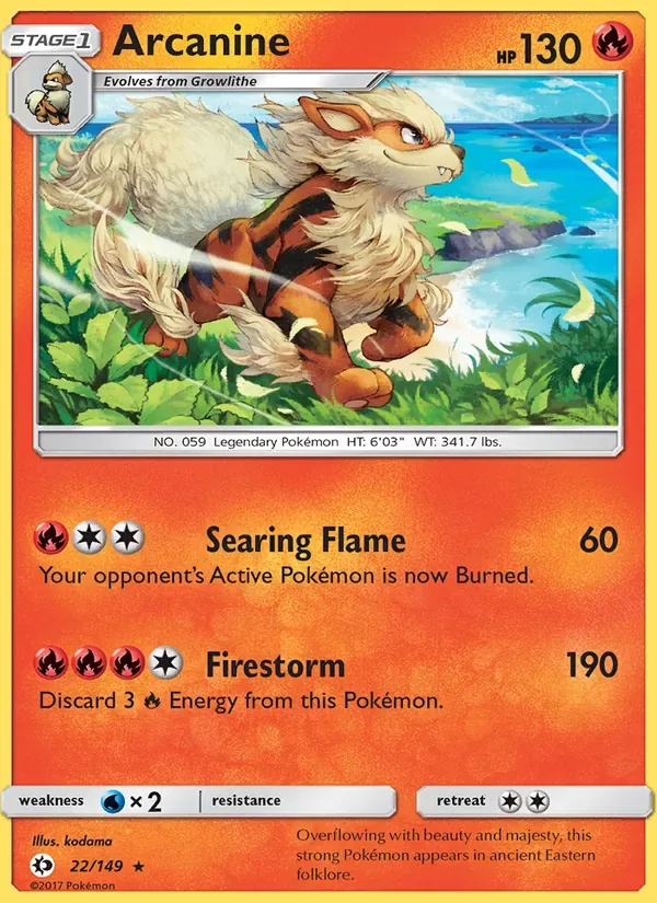 Arcanine, Sun & Moon