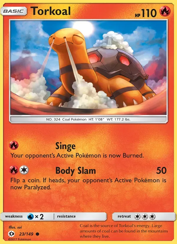 Torkoal, Sun & Moon
